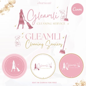 cleaning logo, house cleaning logo, cleaning business logo, maid service logo, professional cleaner branding, canva editable cleaning logo, small business cleaning logo, rosegold cleaning logo, canva logo for maid services, customizable cleaning logo template, modern cleaning logo canva, minimalist house cleaning logo, editable logo for cleaning business, cleaning lady logo design, cleaner service logo kit, professional maid logo template