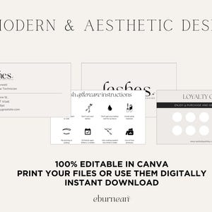 Eyelash Extension Forms by Studio Eburnean - Editable Lash Consent Templates, Lash Tech Consultation, Esthetician Forms, Lash Forms, Client Intake Consent Form