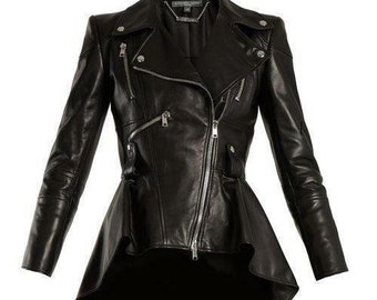 peplum bomber jacket