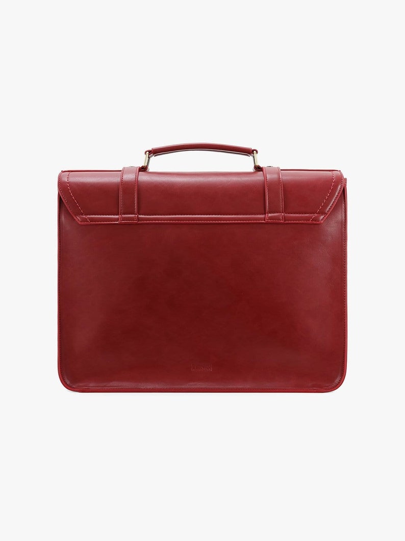 Women's Genuine Leather Briefcase Laptop Bag Etsy