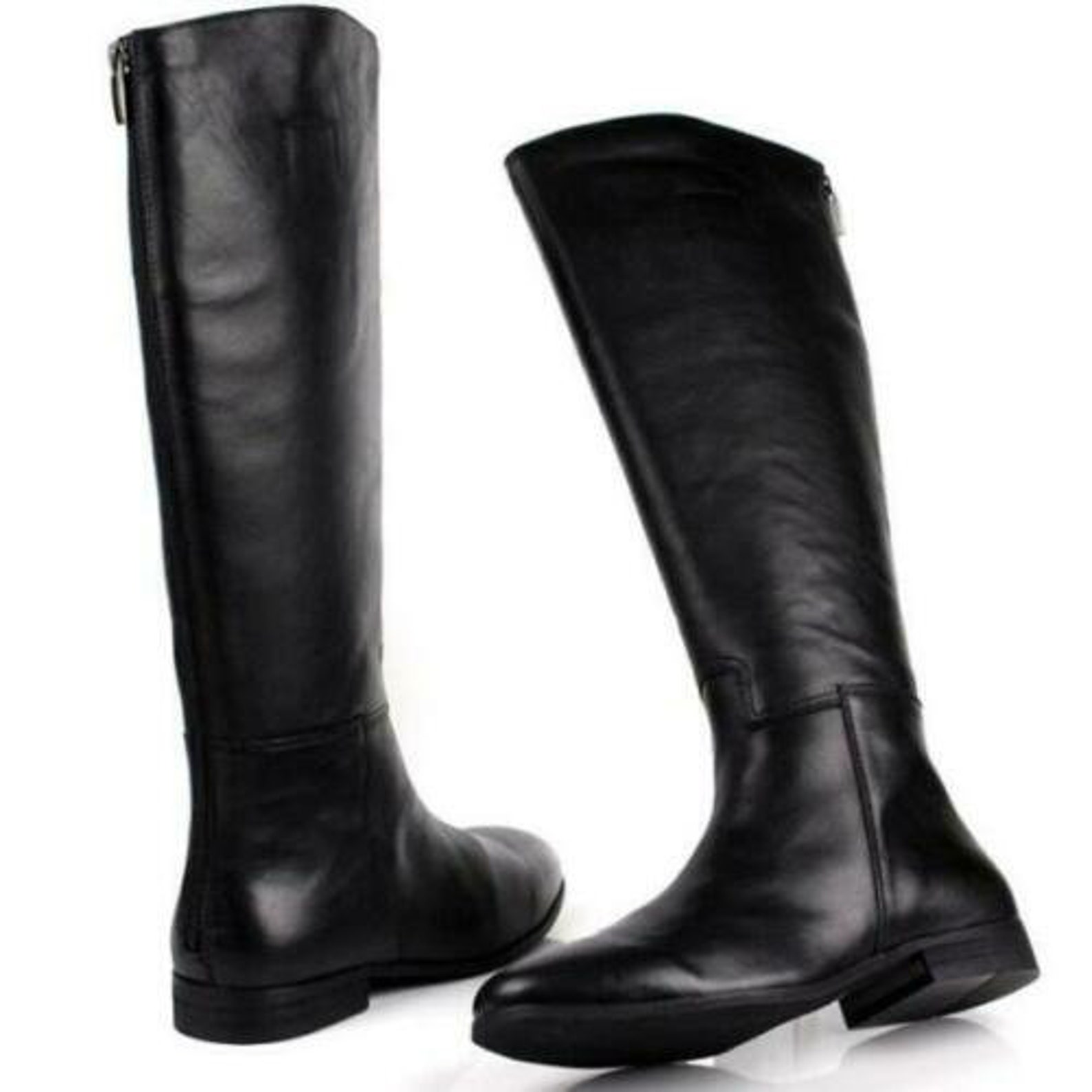 Mens Real Leather Riding Over Knee Boots Shoes Equestrian Zip | Etsy UK