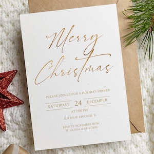 Editable Christmas Party Invitation, Christmas Party Invitation, Party Announcement, Printable Template, Christmas Invitation Download