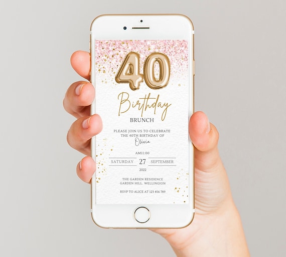 Electronic Brunch Invites Brunch Party Evites Brunch Invitation Brunch Birthday Invites SMS Evite Brunch Evite Brunch Evite
