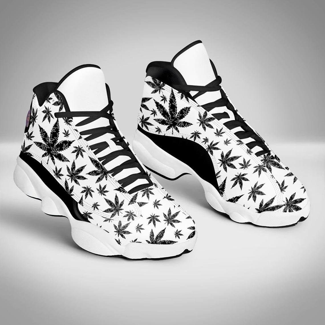 420 Shoes 420 Sneakers Weed Shoes Dark Cannabis Weed Air Etsy