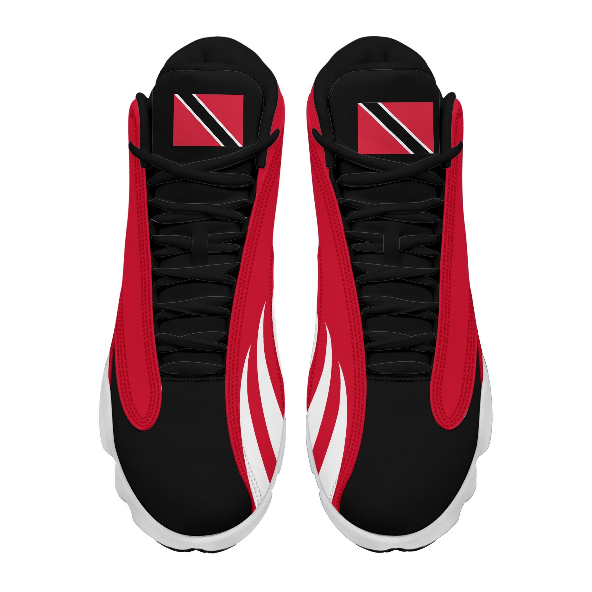 Trinidad Tobago Flag High Top Shoes Trinidad Tobago Flag Etsy
