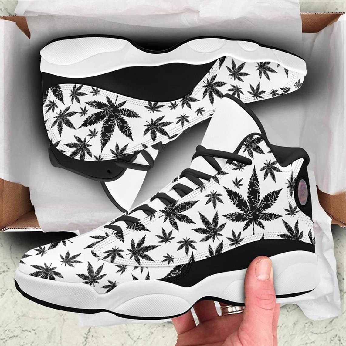 420 Shoes 420 Sneakers Weed Shoes Dark Cannabis Weed Air Etsy