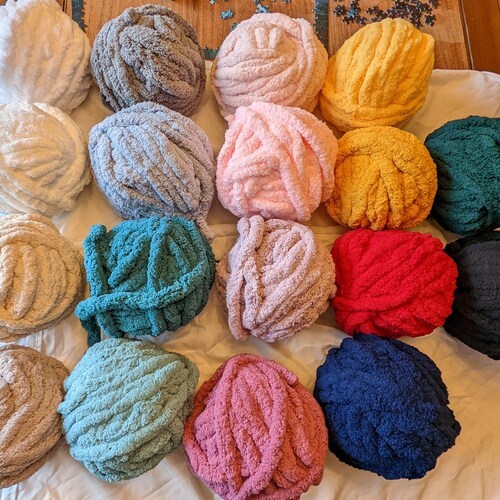 Bernat Blanket 300 Gr Soft Chenille Yarn Chunky Yarn Soft Etsy Canada