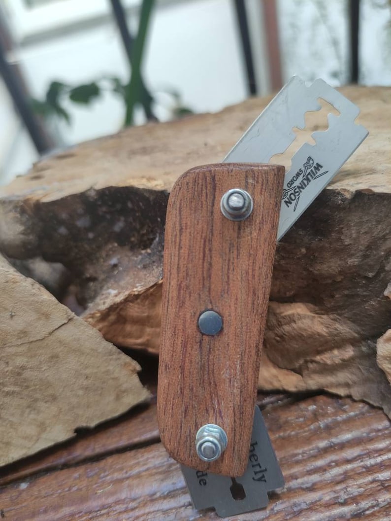 Dough Scoring Bread Knife. Blade Holder. Baker Razor Double Blade