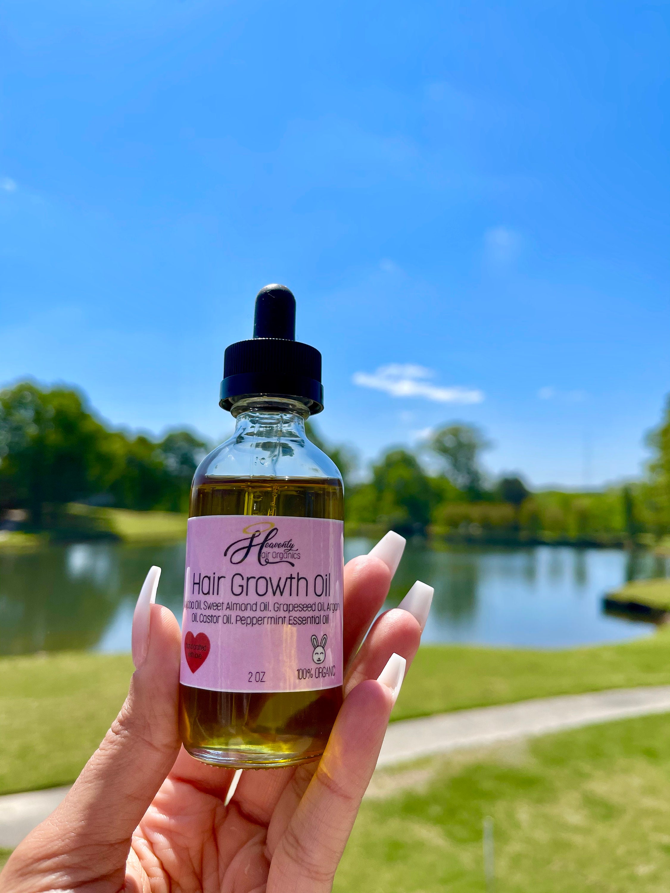 Organic Hair Growth Oil Stimulating Hair Growth Oil Etsy