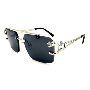 Gold/Silver Buffs Panther/Jaguar Frame Vintage Shades/Sunglasses