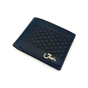 Cartera de diseñador de lujo en forma de diamante negro para hombre