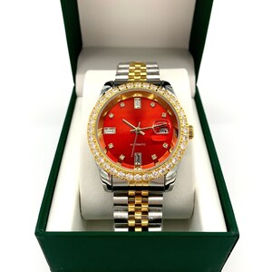 Presidential rolex red face best sale