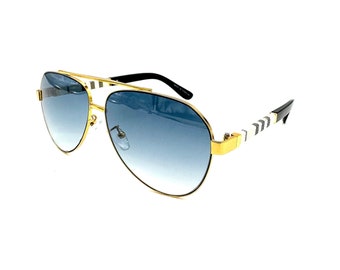 Gold Designer Aviator Classic Pilot Vintage Great Quality Shades/Sunglasses