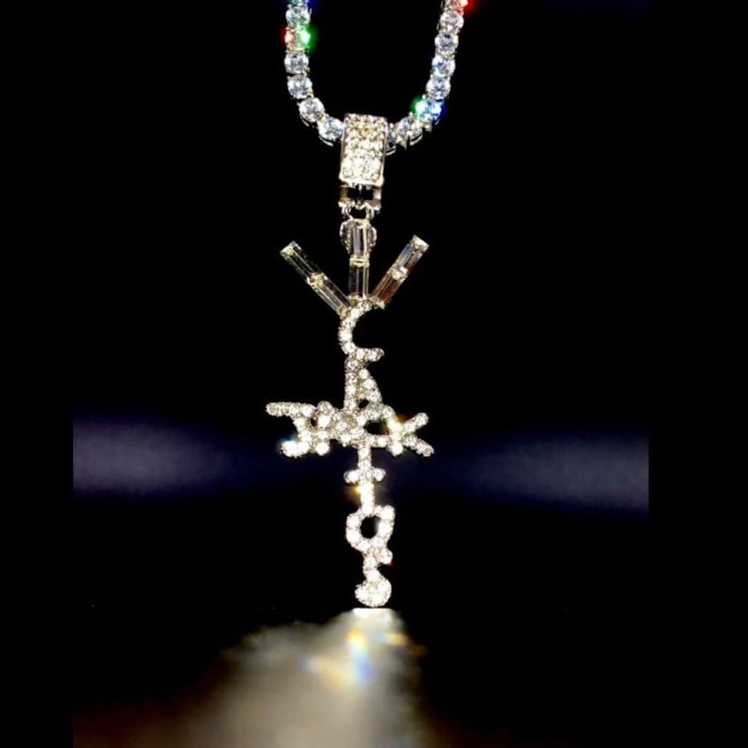 Travis Scott Product Cactus Jack Shape Pendant Necklace Ice Crystal Cubic  Zirconia Pendant Hip Hop Jewelry Gift | Fruugo NO