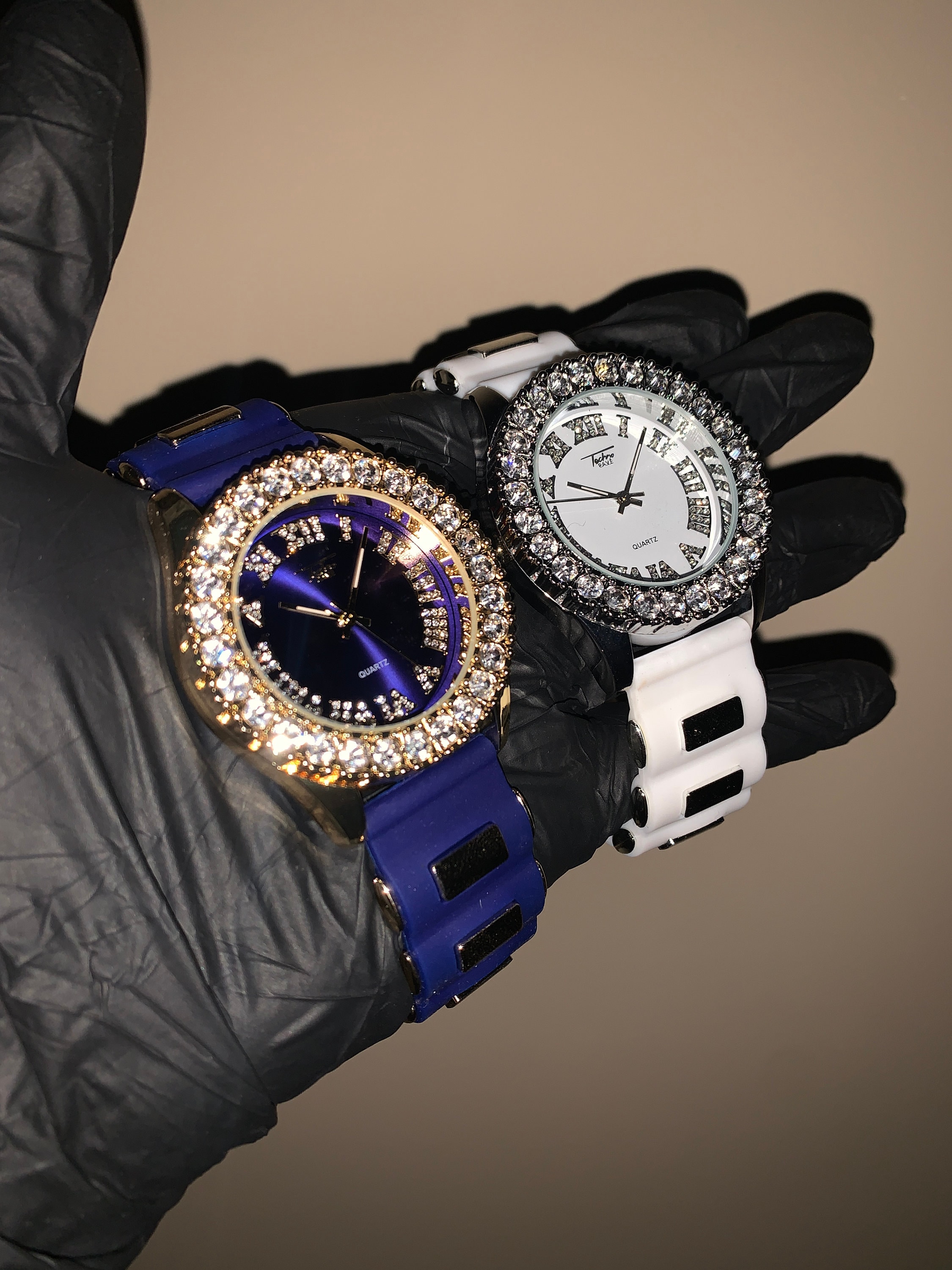 Iced Out Cz Watch - Etsy Iced Out Cz Watch - Etsy