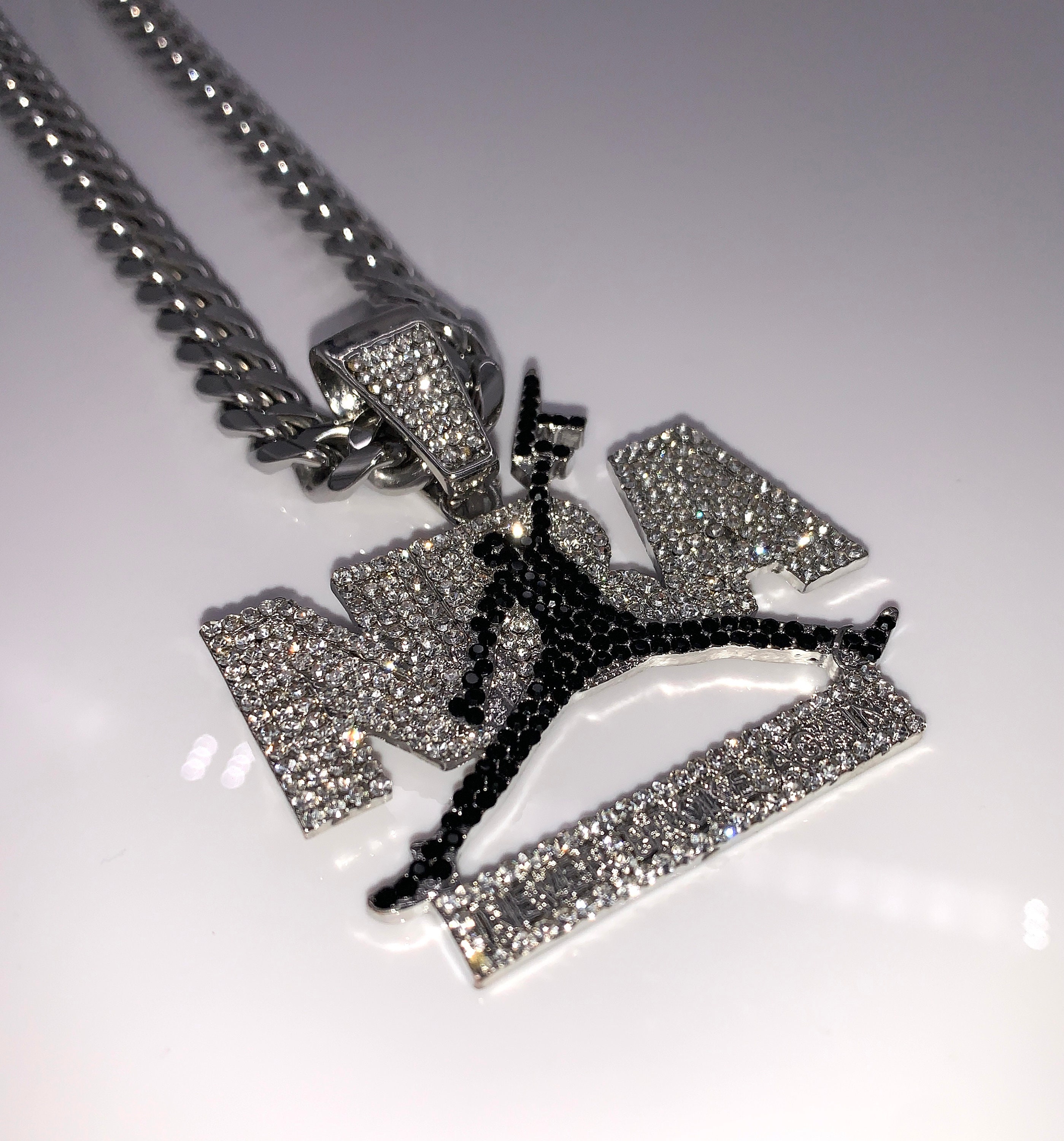 NBA Youngboy 18k Gold/white Gold CZ Diamond Hiphop Iced Etsy