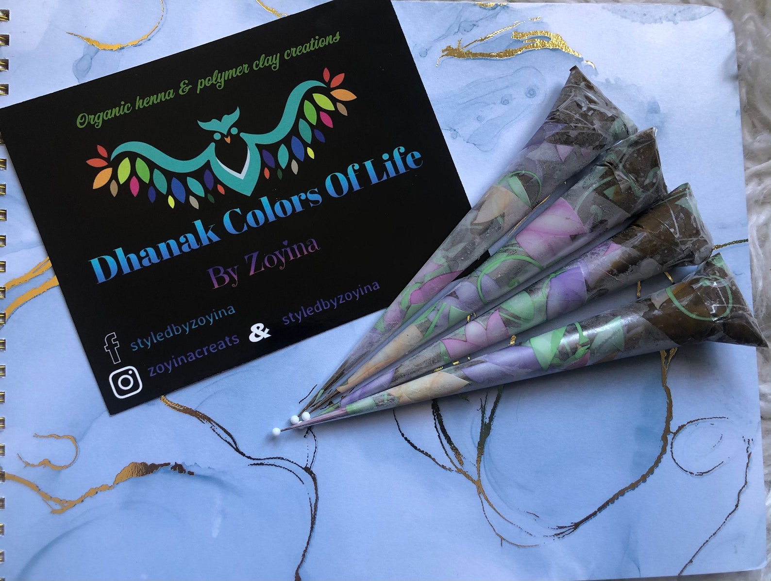 Mehandi cones/henna/ organic henna cones / 100 pure organic Etsy