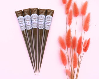 Organic Henna Cones , Natural Homemade Henna Cones , Deep Red Stain henna , Natural henna , Lavender oil henna cones