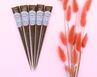 Organic Henna Cones ,Organic Henna Cones with teatree oil , Natural Homemade Henna Cones , Deep Red Stain henna , Natural henna