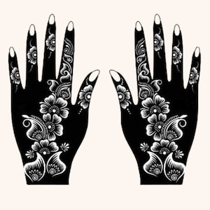 Henna stencils , Stencil for Henna , Mehndi Stencils , Henna tattoo stencils , Mandela henna design