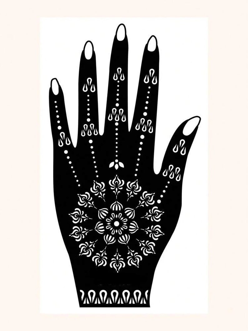 Henna Stencils , Stencil for Henna , Mehndi Stencils , Henna Tattoo