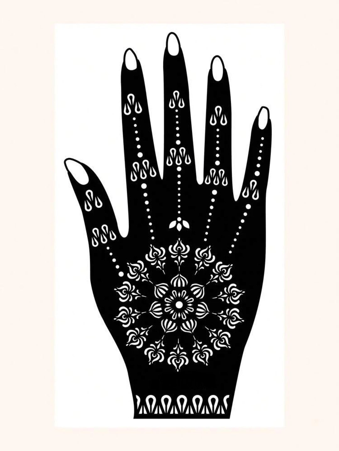 Henna Stencils , Stencil for Henna , Mehndi Stencils , Henna Tattoo