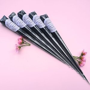 Organic Jagua Cones | Rich Dark Stain | Fresh Natural & Made To Order | Jagua Gel | Temporary Jagua Tattoo | Jagua Ink