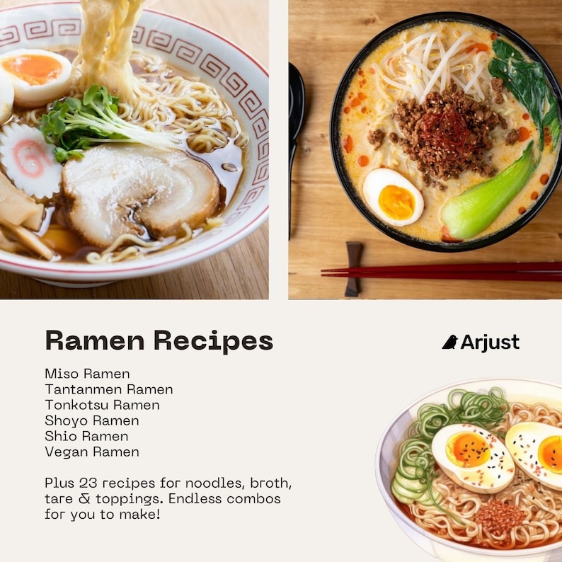 Master the art of Ramen, Ramen Ebook Kochbuch, Japanische Rezepte, Asiatische Küche Bild 7