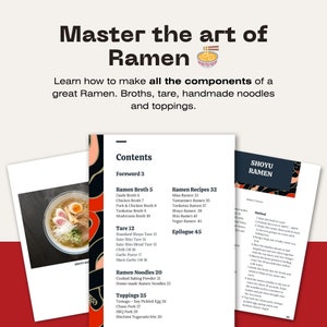 Master the art of Ramen, Ramen Ebook Kochbuch, Japanische Rezepte, Asiatische Küche Bild 2