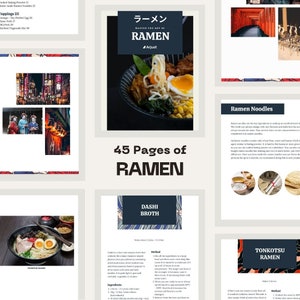 Master the art of Ramen, Ramen Ebook Kochbuch, Japanische Rezepte, Asiatische Küche Bild 3