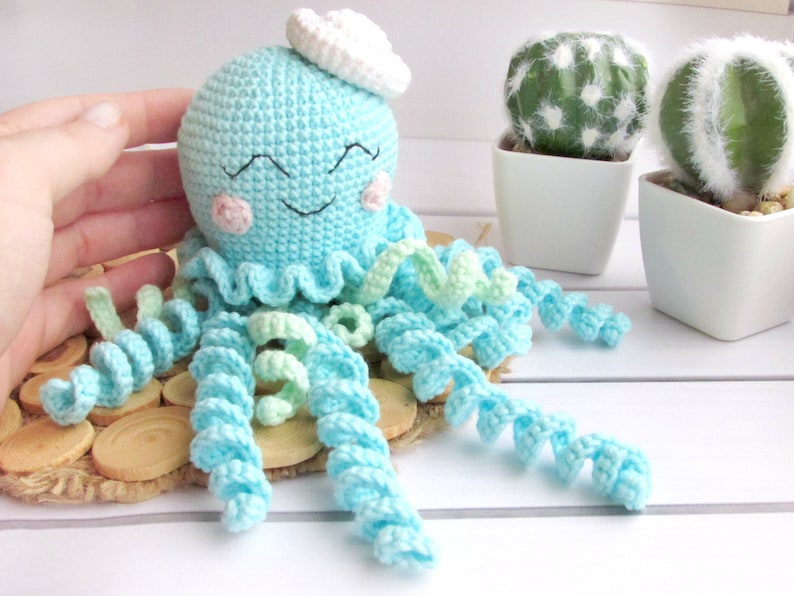 Сrochet octopus, Easy crochet pattern, Amigurumi crochet pattern image 3