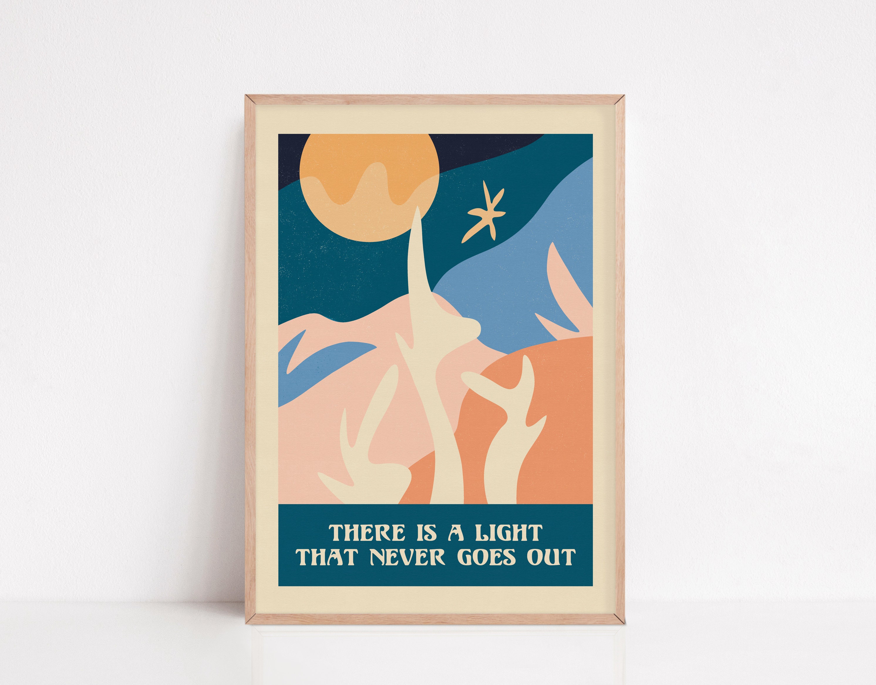 There Is A Light That Never Goes Out Lyrics Poster Wall Art Etsy