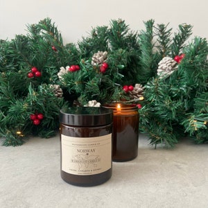 Norway | Ginger, Cinnamon & Nutmeg Soy Candle 150g - Christmas and Holiday Gift