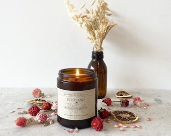 Scotland | Raspberry & Redcurrant Soy Candle 150g