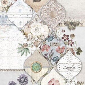Serwetka papierowa x 4 do decoupage'u i rękodzieła 33 cm x 33 cm Josephine