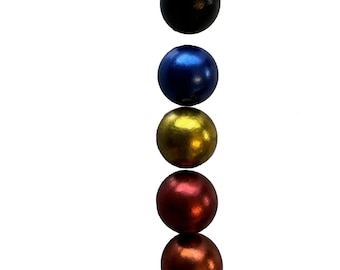 Lot de 5 Billes Métalliques – Compatibles Gravitrax & Canon de Gauss – Taille Standard – Accessoire Circuit de Billes