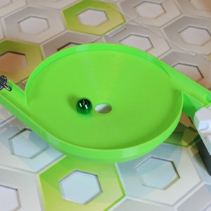 Gravitrax compatible double entry mega spinner