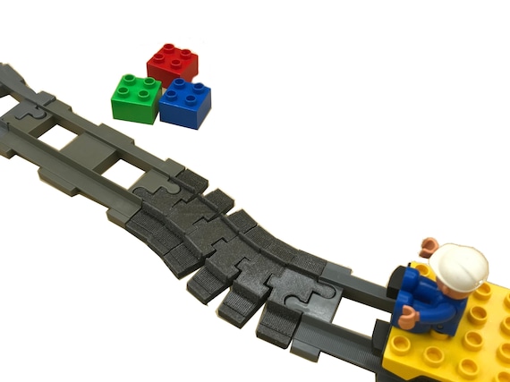 Jeu pour enfant, Rail souple et flexible pour train duplo 