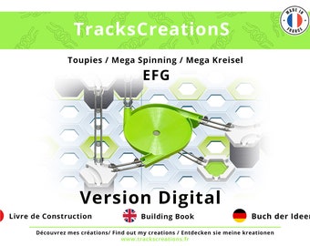 Construction Book (Track E/F and G) To download for the Gravitrax compatible Triple Entry Mega Spinning Top elements from the store