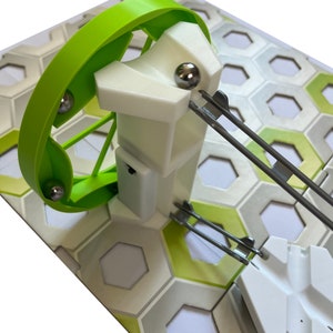 Motorized Ferris Wheel and set of 3 balls of several colors raises the balls 13 cm compatible Gravitrax
