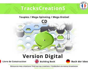 Das Baubuch (Gleise C und D) für die Mega-Kreisel-Doppeleinfahrt-Gravitrax-kompatiblen Elemente ist im Shop erhältlich.