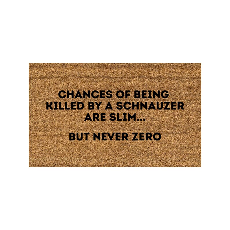schnauzer doormat