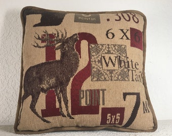 White Tail Deer Pillow