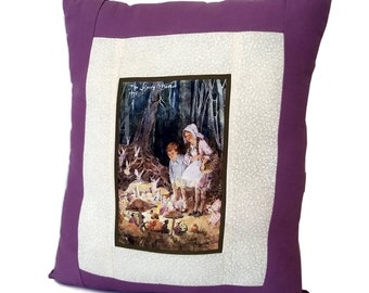 1915 Postcard Fairy and Friends Pillow