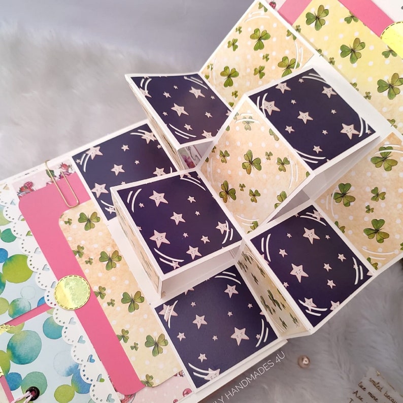 Custom Baby Girl Scrapbook, Baby Girl First Year Album, Baby Girl