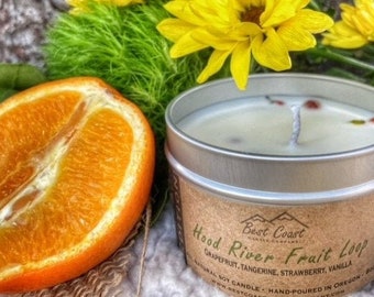 Oregon - Soy Candle - Scented Candle- PNW- Hand poured- Hood River - gift- container candle- travel- Made in Oregon- Candles -wooden wick