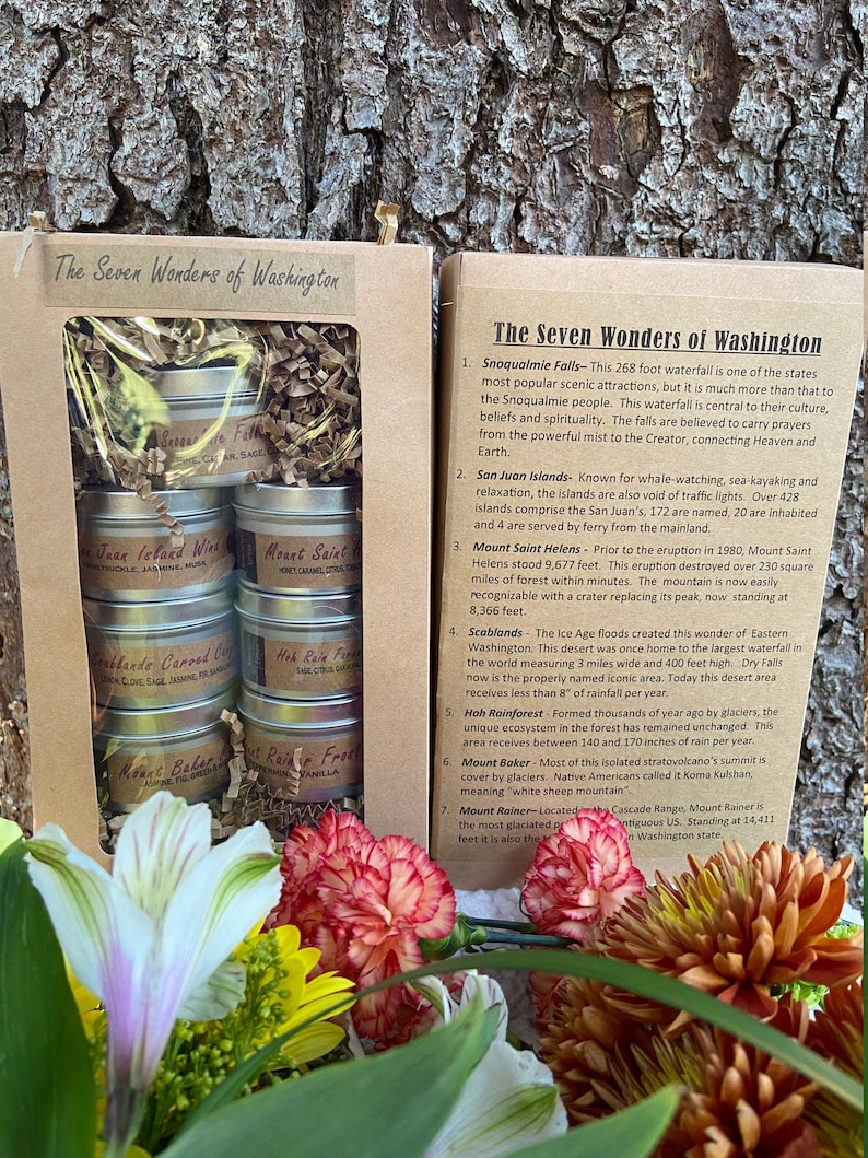 Washington Presentset - PNW - Sojaljus - Hoh Rainforest - Snoqualmie Falls - San Juan - Mount St. Helen - Scablands - Mount Baker - Mount Rainer bild 1