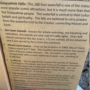 Washington Presentset - PNW - Sojaljus - Hoh Rainforest - Snoqualmie Falls - San Juan - Mount St. Helen - Scablands - Mount Baker - Mount Rainer bild 3