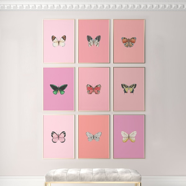Butterfly Wall Art Etsy