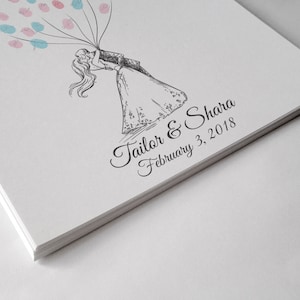 Couple Fingerprint Guest Book, PRINTABLE GUEST BOOK, Wedding ...